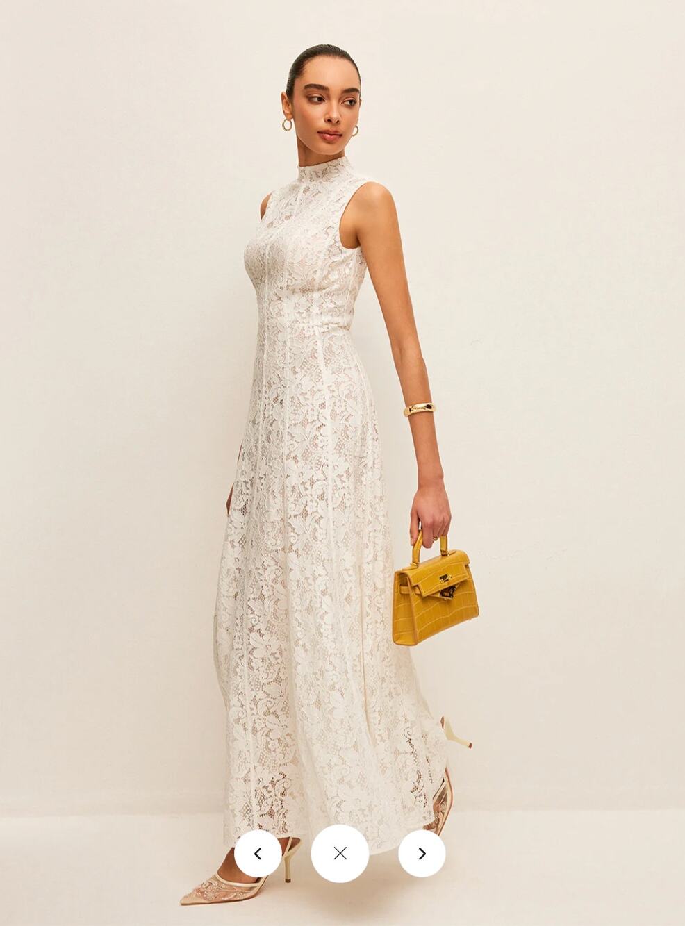 NWT Commense Semi-Sheer Lace Dress Sz S - Picture 1 of 6